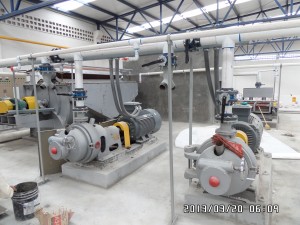 Double disc refine in paper industry for tissue paper making production line