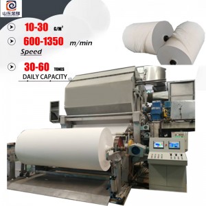 1350M/MIN Toilet Tissue Paper Making Machine Small Business Production Line China Paper Processing Machinery